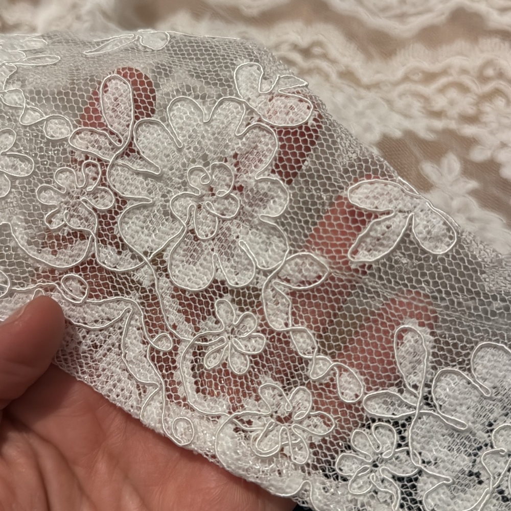 Bronx & banco Lace white dress ALTERED